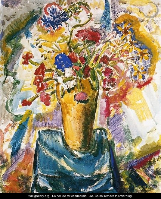 Flowers in a Vase Date unknown - Alfred Henry Maurer
