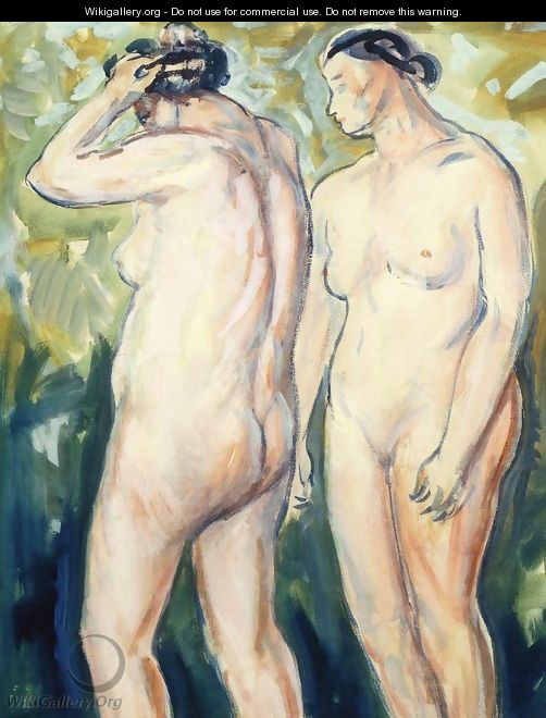 Two Figures 1927-1928 - Alfred Henry Maurer