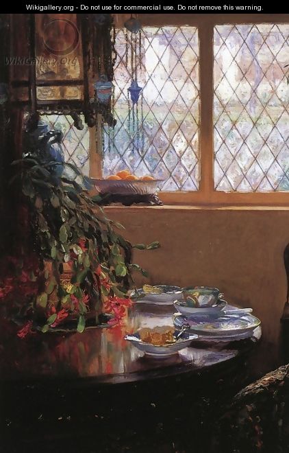 From the Dining Room Window 1910 - Guy Rose