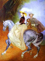 Portrait of Ye Mussart and E Mussart Riders 1849 - Julia Vajda