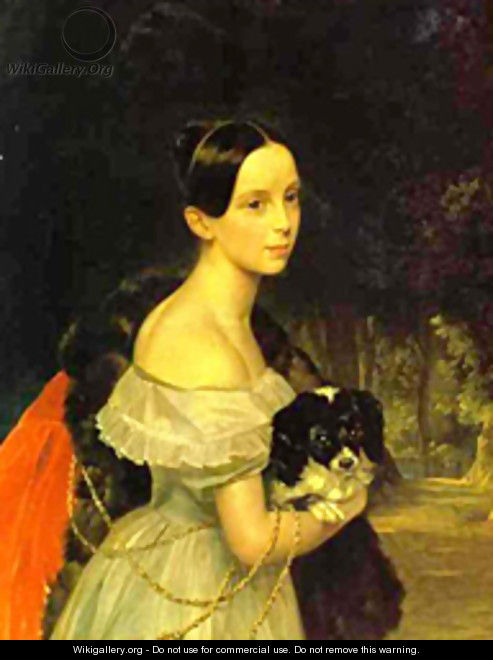 Portrait of U M Smirnova 1837 1840 - Julia Vajda