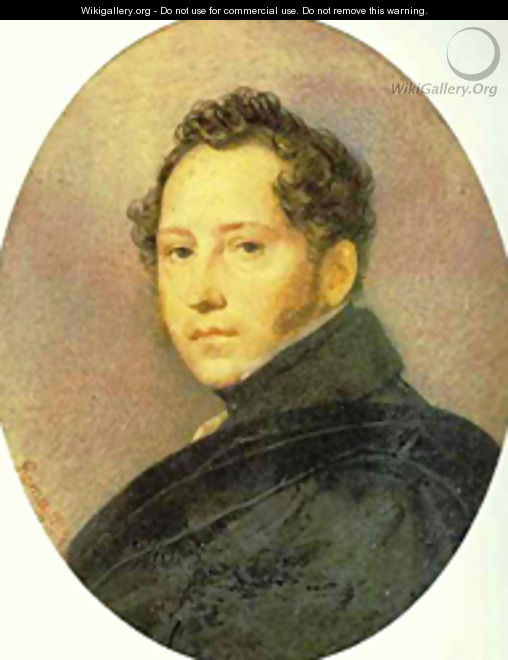 Portrait of the Artist Sylvester Shchedrin 1824 - Julia Vajda