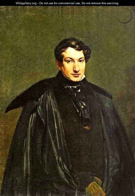 Portrait of P V Kukolnic 1837 1839 - Julia Vajda