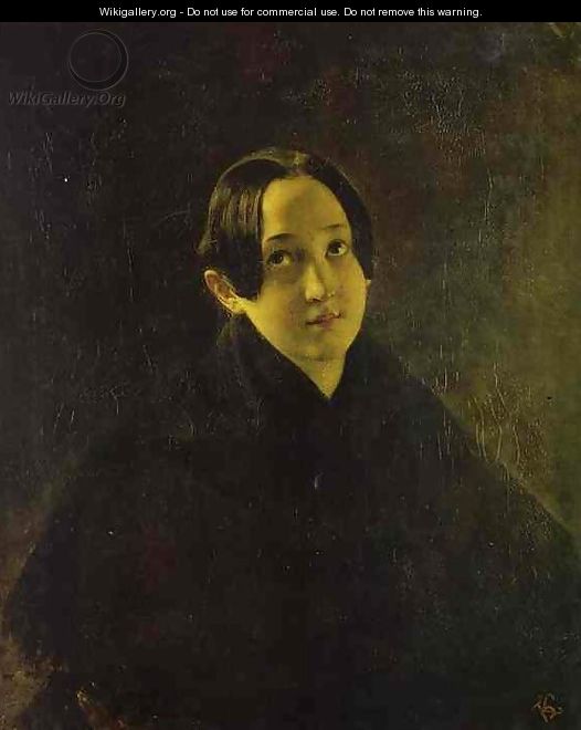 Portrait of Ye I Durnova - Jules Elie Delauney
