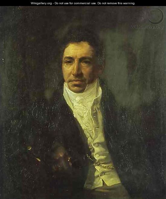 Portrait of the Secretary of State Piotr Kikin - Jules Elie Delauney