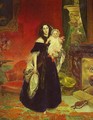Portrait of Beck and Her Daughter Beck - Jules Elie Delauney