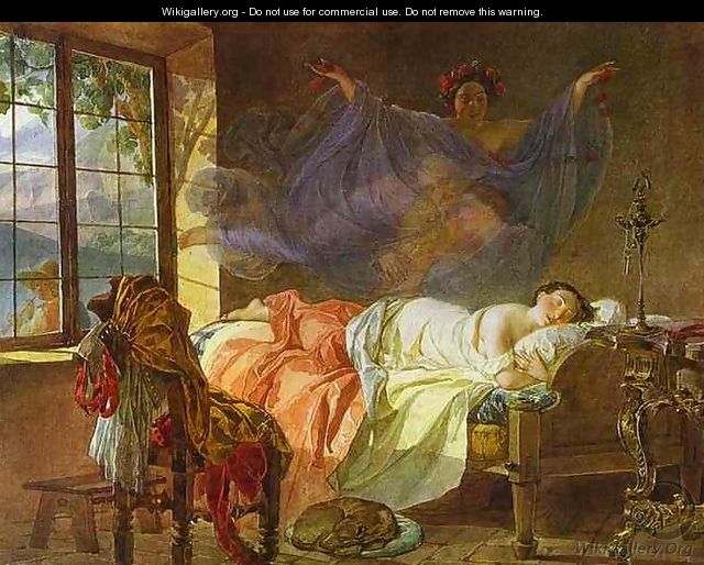 A Dream of a Girl Before a Sunrise - Jules Elie Delauney