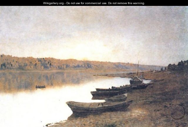 On the river Volga 1888 - Isaak Ilyich Levitan