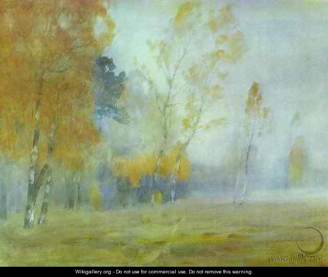 Fog Autumn 1899 - Isaak Ilyich Levitan
