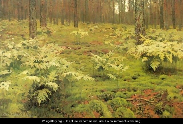 Ferns in a forest 1895 - Isaak Ilyich Levitan