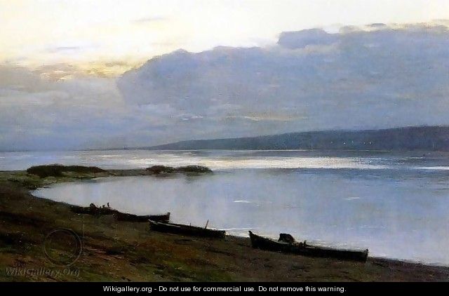 Evening on the Volga 1887 1888 - Isaak Ilyich Levitan