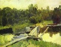 By the whirlpool Study 1892 - Isaak Ilyich Levitan