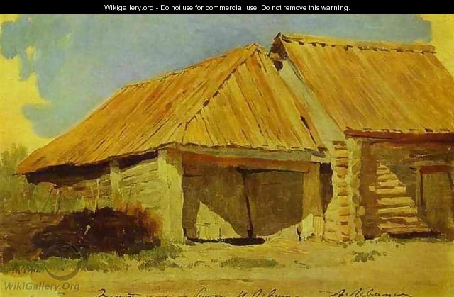 Barns Study 1885 - Isaak Ilyich Levitan