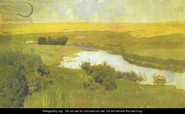 The Istra River Study 1885 1886 - Isaak Ilyich Levitan