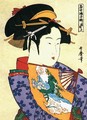 A Beautiful Woman 2 - Katsushika Hokusai