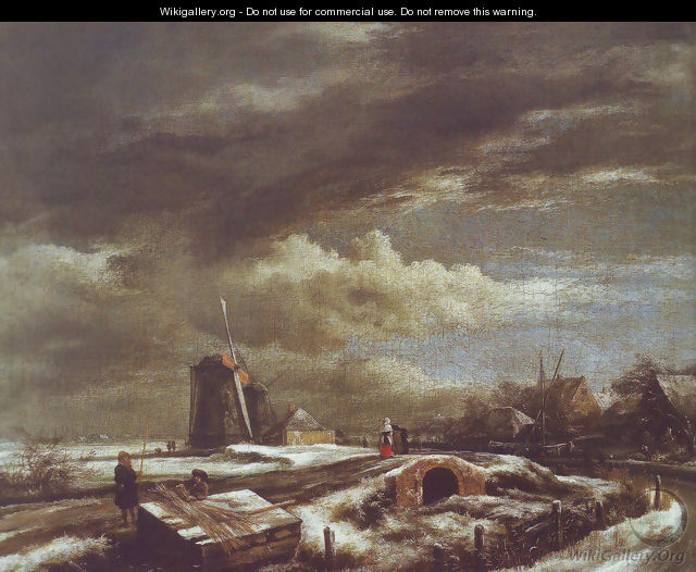 Winter landscape 2 - Jacob Van Ruisdael