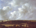 View of the dunes near bloemendaal with bleaching fields - Jacob Van Ruisdael