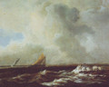 Sailing vessels in a fresh breeze - Jacob Van Ruisdael