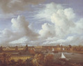 Panoramic view of the amstel looking towards amsterdam - Jacob Van Ruisdael