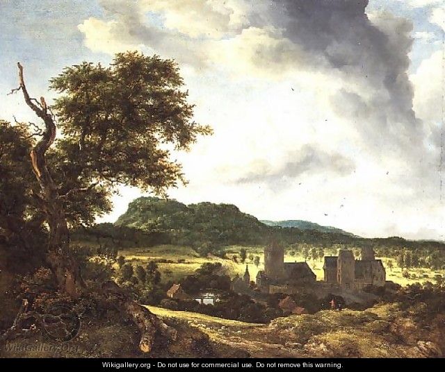 Landscape with a Village 1650 55 - Jacob Van Ruisdael