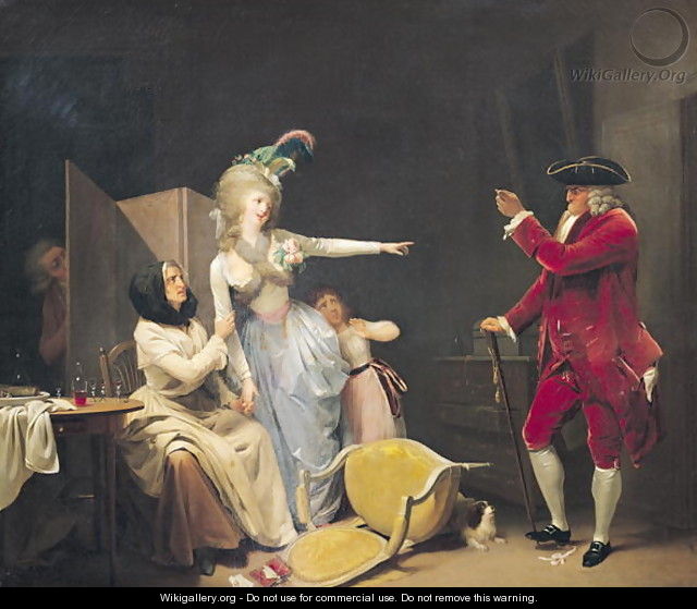 The Jealous Old Man 1791 - Louis Léopold Boilly