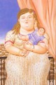 Mother And Son 1993 - Fernando Botero