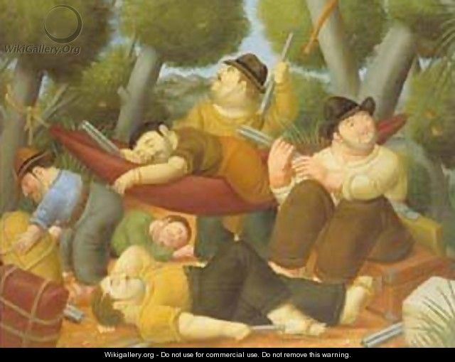 Guerillas 1988 - Fernando Botero