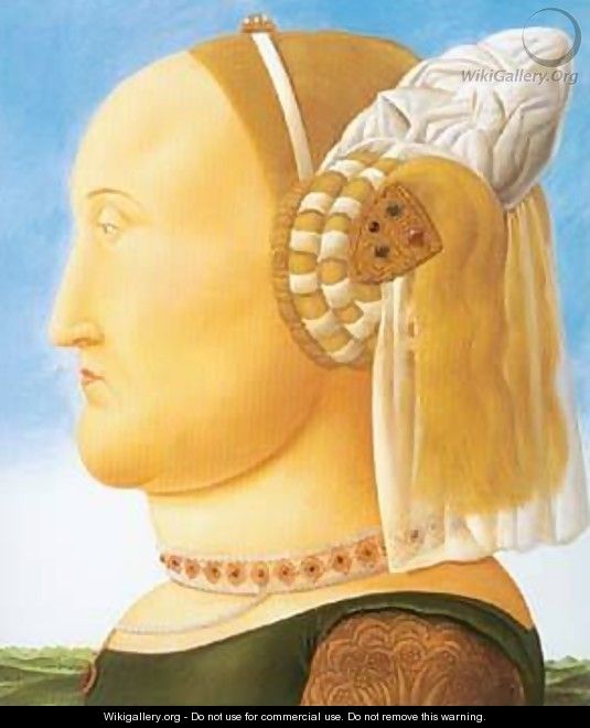 After Piero Della Francesca 1998- 2 - Fernando Botero