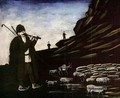 Shepherd with Flock - Niko Pirosmanashvili