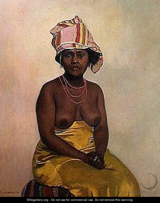 African Woman 1910 - Felix Edouard Vallotton