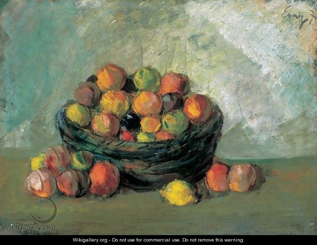 Bowl of Fruits - Jeno Gadanyi