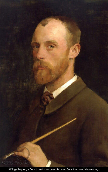 Portrait of the Artist 1882 - Sandor Nagy