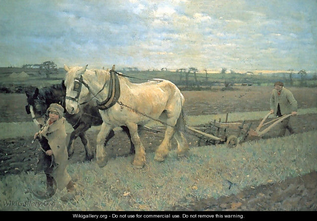 Ploughing 1889 - Sandor Nagy