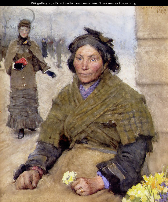 Flora The Gypsy Flower Seller - Sandor Nagy