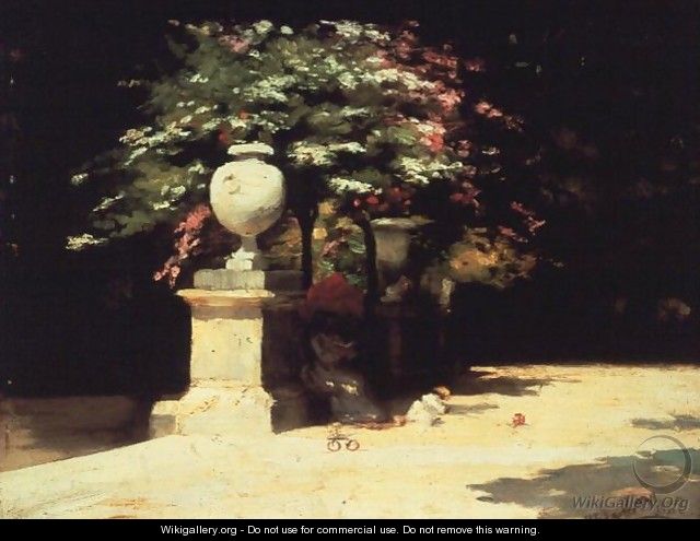 The Luxembourg Gardens 1890 - Paul Peel