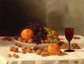 Still Life with Fruit and Nuts 1865 - John Francis