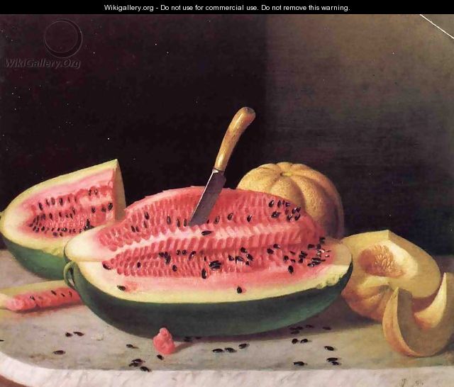 Ripe Melons 1850 - John Francis