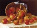 Red and Yellow Apples in a Basket 1862 - John Francis