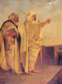 Two Arabs on a Terrace - Emile Munier