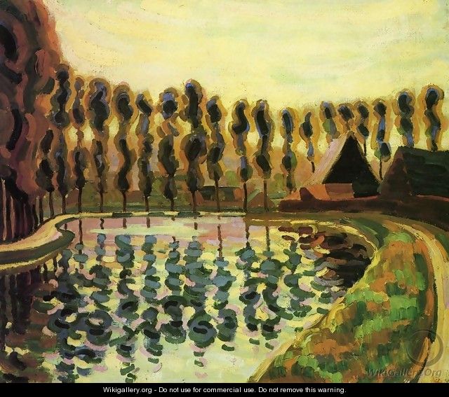 Landscape with Poplars 1907 - Armand Schonberger