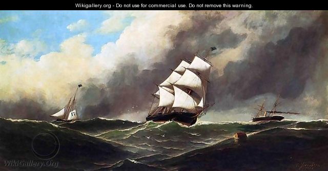 Stormy Seas 1886 - Antonio Jacobsen
