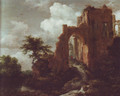 A ruined entrance gate of brederode castle - Jacob Van Ruisdael