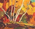 Autumn Birches - Thomas Thompson