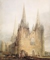 The West Front of Lichfield Cathedral - Thomas Girtin