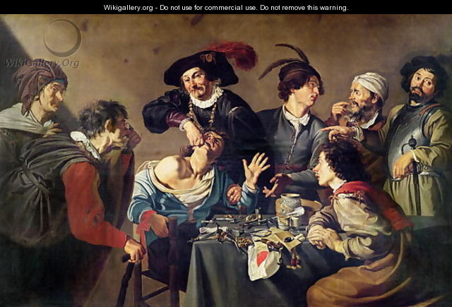 The Tooth Extractor - Theodoor Rombouts