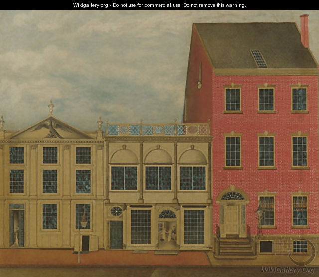 The Shop and Warehouse of Duncan Phyfe Fulton Street New York City 1816 - Anonymous Artist
