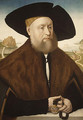 Portrait of a Member of the vom Rhein Family late 1520s - Conrad Faber von Creuznach
