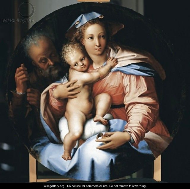 The Holy Family c 1540 - Perino del Vaga (Pietro Bonaccors)
