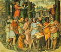 Tarquin the Bold Founds the Tomple of Jove on the Campidoglio - Perino del Vaga (Pietro Bonaccors)