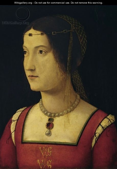 Portrait of a Lady c 1500 - Francesco Da Cotignola (see Zaganelli, Francesco di Bosio)